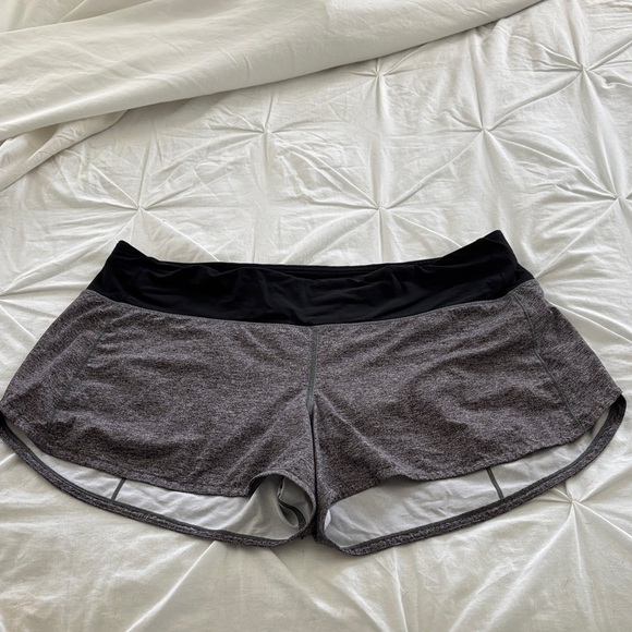 Pants - Gray and Black Athletic Shorts